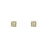 Mauboussin Chance Of Love #1 small earrings in yellow gold and diamonds - 00pp thumbnail