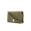 Dior Diorama handbag in khaki grained leather - 00pp thumbnail