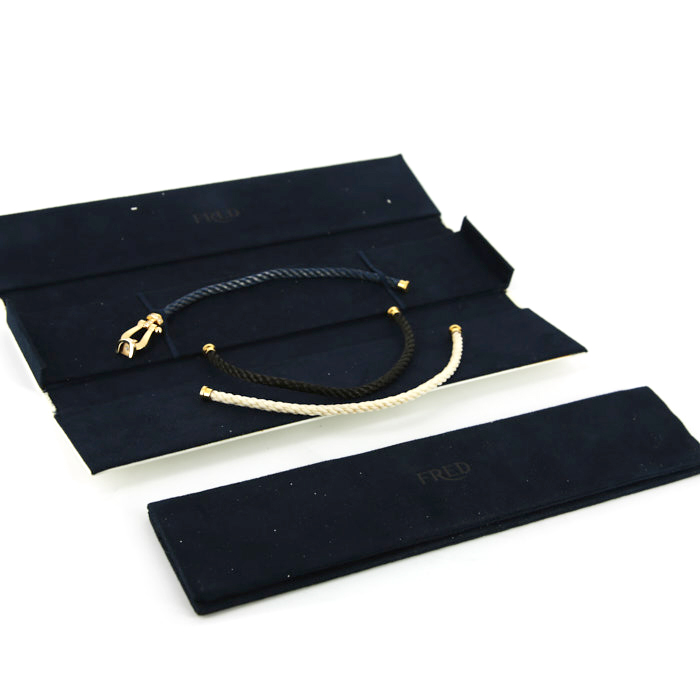 Bracciale Fred Force 10 modello grande in oro giallo,  diamanti e acciaio - Detail D2