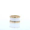 Bulgari B.Zero1 large model ring in pink gold and ceramic - 360 thumbnail