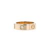 Cartier Love large model ring in pink gold and diamonds - 00pp thumbnail