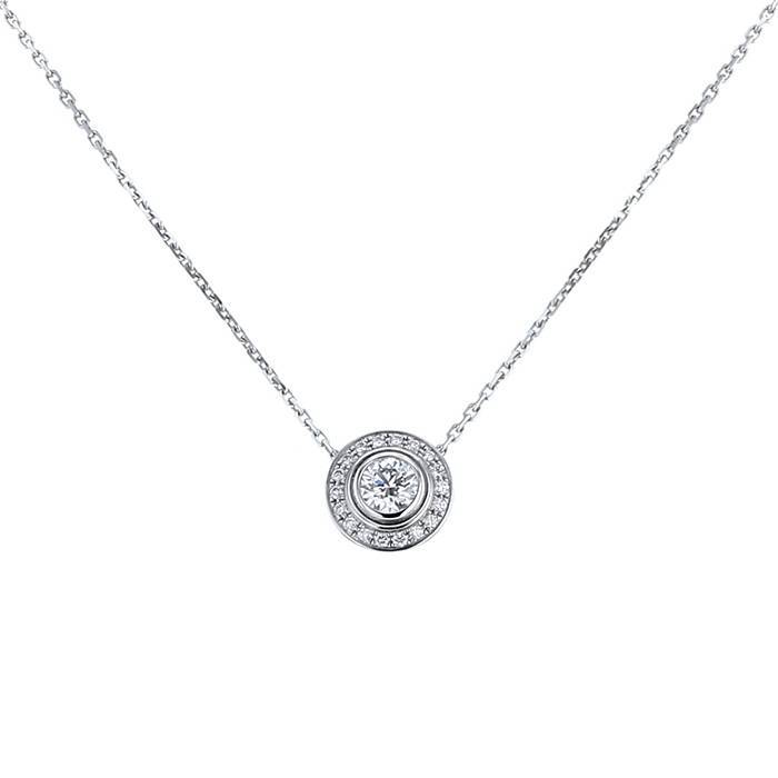 NEW Cartier D'amour Necklace Round Brilliant, Luxury, Accessories on  Carousell