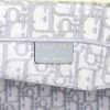 Dior Book Tote medium model shopping bag in grey and white monogram canvas - Detail D3 thumbnail