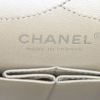 Chanel 2.55 handbag in silver quilted leather - Detail D4 thumbnail
