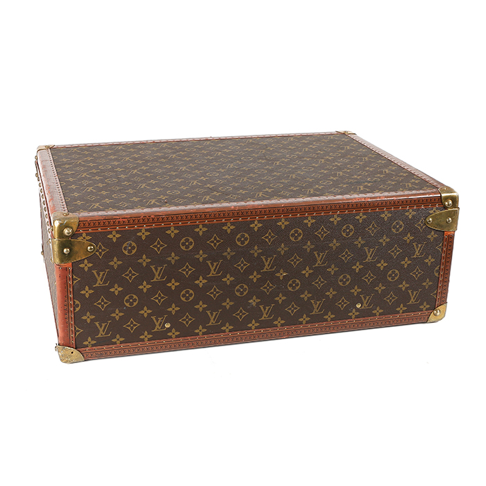 Valise Louis Vuitton Alzer 60 en toile monogram et lozine - Detail D4