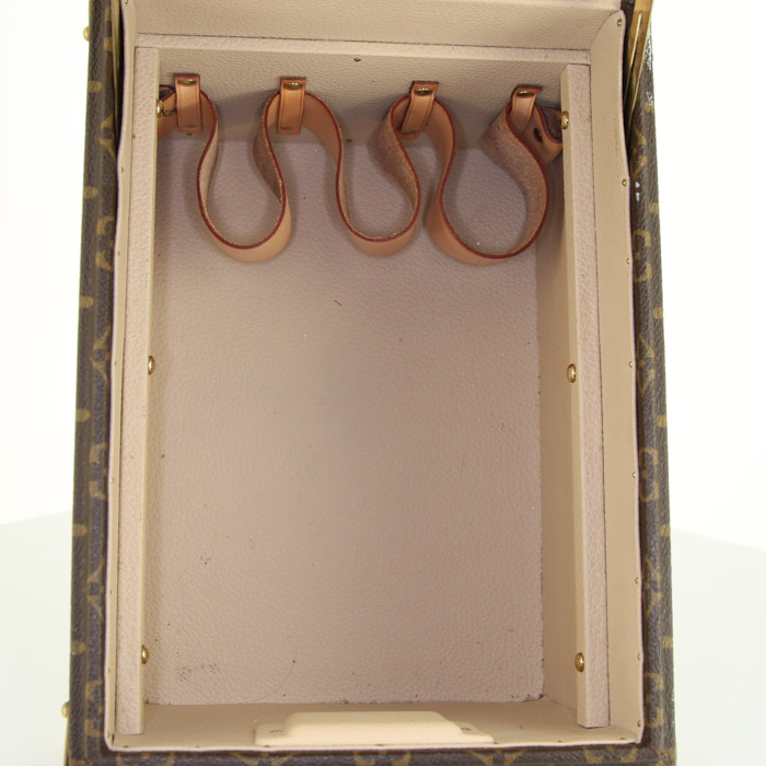 Louis Vuitton Boîte à flacons vanity case in monogram canvas and natural leather - Detail D1