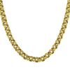 Vintage long necklace in yellow gold - 00pp thumbnail