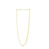 Vintage long necklace in yellow gold - 360 thumbnail