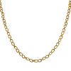 Vintage 1960's long necklace watch chain in yellow gold - 00pp thumbnail