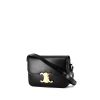Celine Triomphe Teen handbag in black leather - 00pp thumbnail