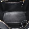 Celine Luggage Micro handbag in black, red and burgundy leather - Detail D2 thumbnail