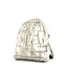 Chanel Coco Cocoon backpack in silver quilted canvas - 00pp thumbnail