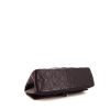 Sac bandoulière Chanel 2.55 en cuir matelassé noir - Detail D5 thumbnail