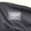 Borsa portadocumenti Louis Vuitton Explorer in tela monogram grigia e pelle nera - Detail D4 thumbnail