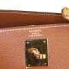 Hermes Kelly 32 cm handbag in gold leather - Detail D4 thumbnail