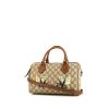 Gucci Boston handbag in beige logo canvas and brown leather - 00pp thumbnail