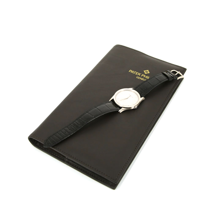 Orologio Patek Philippe Calatrava in oro bianco Ref :  5196 Circa  2009