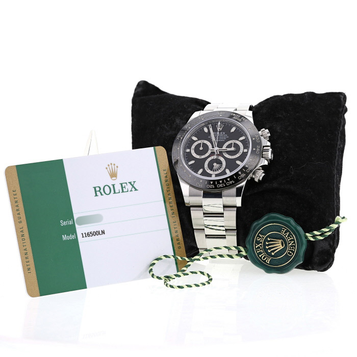 Rolex Daytona Automatique watch in stainless steel Ref:  116500LN Circa  2019 - Detail D2