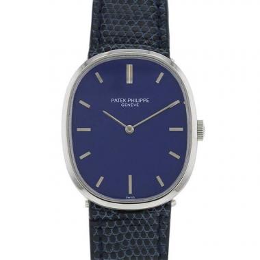 Montre Patek Philippe Ellipse en or blanc Ref :  3748 Vers  1980