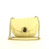 Lanvin shoulder bag in yellow leather - 360 thumbnail