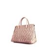 Miu Miu Matelassé handbag in varnished pink quilted leather - 00pp thumbnail