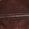 Bolso de mano Hermès Palonnier en cocodrilo marrón - Detail D2 thumbnail