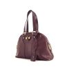Yves Saint Laurent Muse handbag in purple leather - 00pp thumbnail