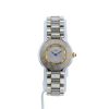 Reloj Cartier Must 21 de acero y plata dorada Ref :  1340 Circa  1997 - 360 thumbnail