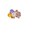 Chanel Mademoiselle ring in pink gold,  amethyst and quartz - 00pp thumbnail