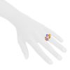 Chanel Mademoiselle ring in pink gold,  amethyst and quartz - Detail D1 thumbnail