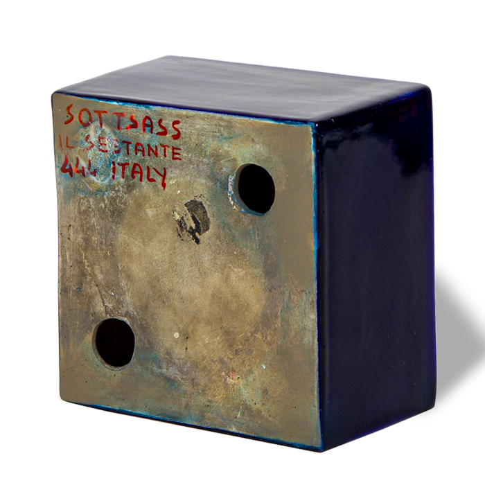 Ettore Sottsass (1917-2007), Vide-poche mod. 444 de la série Ceramiche a colaggio - Création de 1960 - Detail D3