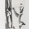 Pablo Picasso, "Peintre au travail. 2 mars 1965, II", aquatinte sur papier vélin crème, signée, numérotée et encadrée, de 1966 - Detail D1 thumbnail