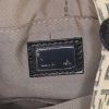 Fendi shoulder bag in beige and black monogram canvas and black leather - Detail D3 thumbnail