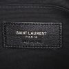 Pochette Saint Laurent in velluto trapuntato nero - Detail D3 thumbnail