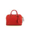 Bolso de mano Louis Vuitton Speedy 25 cm en cuero monogram huella rojo - 360 thumbnail
