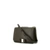 Salvatore Ferragamo shoulder bag in dark brown leather - 00pp thumbnail
