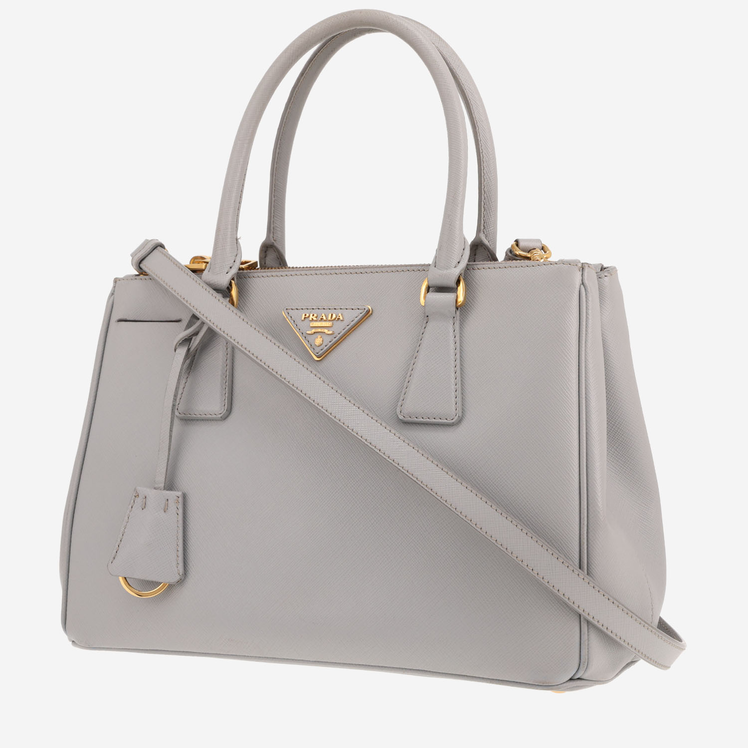 Prada Galleria handbag in grey leather