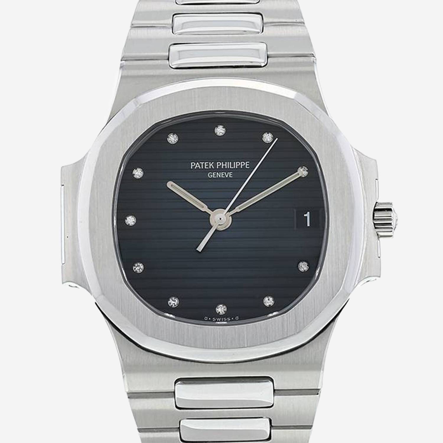 Montre Patek Philippe Nautilus en acier Ref:  3800 Vers  1990