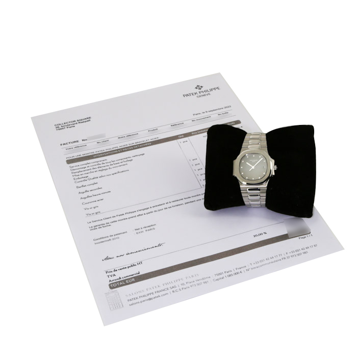 Orologio Patek Philippe Nautilus in acciaio Ref :  3800 Circa  1990