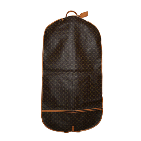 Louis Vuitton Porte-habits clothes-hangers in brown monogram canvas and natural leather - Detail D4