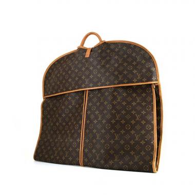 Louis Vuitton Porte-habits briefcase in black damier canvas and black  leather
