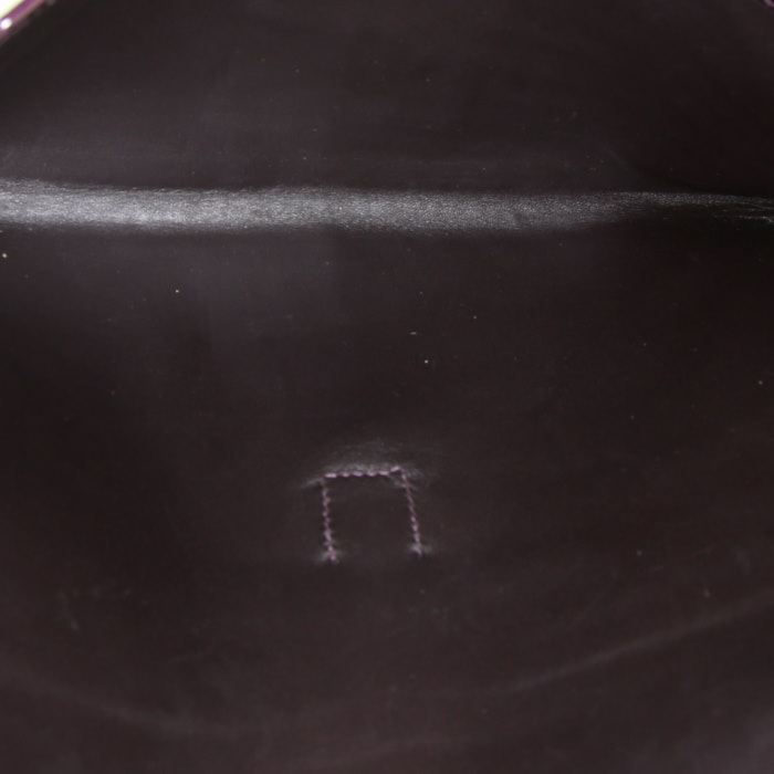 Pochette Hermes Jige in coccodrillo niloticus bordeaux - Detail D2