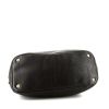 Prada handbag in black grained leather - Detail D4 thumbnail