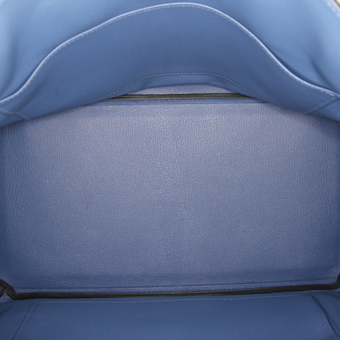 Sac à main Hermès  Birkin 35 cm en cuir Swift noir - Detail D2