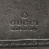 Gucci Bamboo wallet in Vert de Gris empreinte monogram leather - Detail D3 thumbnail