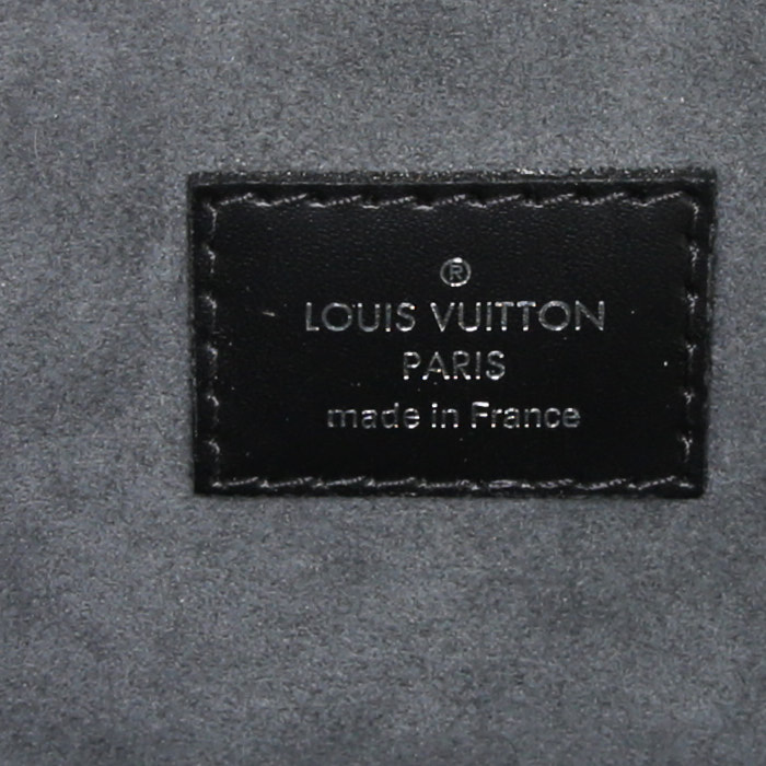 Bolso de mano Louis Vuitton Pont Neuf en cuero Epi negro - Detail D3