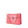Bulgari Serpenti bag worn on the shoulder or carried in the hand in pink leather - 00pp thumbnail