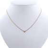 Collar Tiffany & Co Diamonds By The Yard en oro rosa y diamante - 360 thumbnail