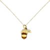 Mikimoto necklace in yellow gold,  citrine and pearl - 00pp thumbnail