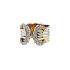 Cartier C de Cartier ring in 3 golds and diamonds - 00pp thumbnail